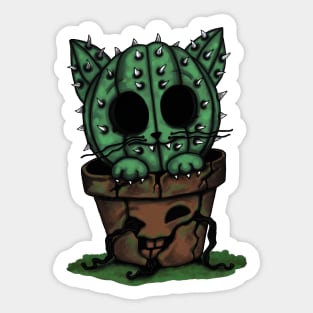 Cactus cat Sticker